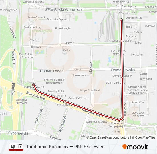 17 light rail Line Map