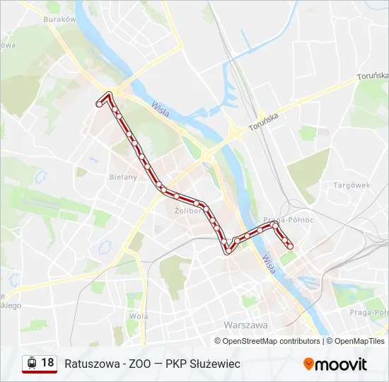 18 Light Rail Line Map