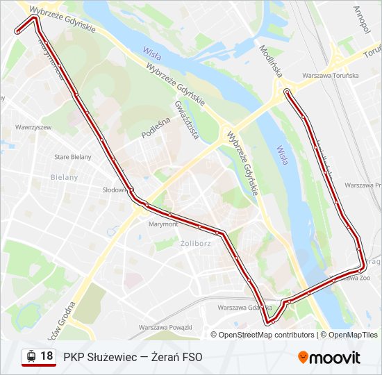 18 light rail Line Map