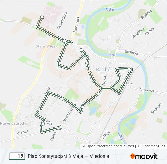 Маршрут 15: Расписание, Карты И Остановки - Gamowska Szpital.