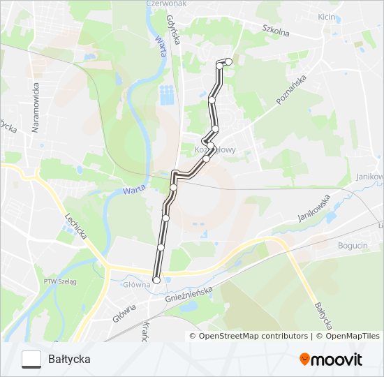 322 Route: Schedules, Stops & Maps - Bałtycka (Updated)