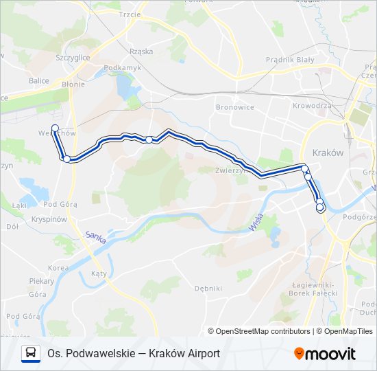 300 Route: Schedules, Stops & Maps - Os. Podwawelskie (Updated)