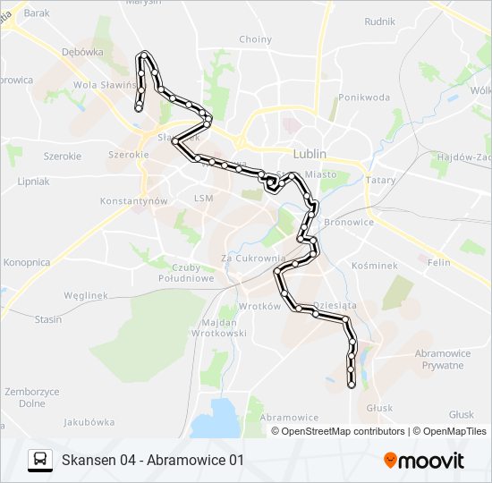 N3 bus Line Map