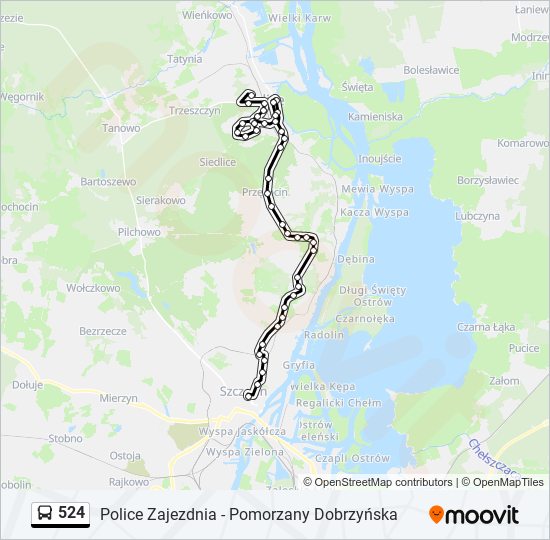 524 Route: Schedules, Stops & Maps - Plac Rodła (Updated)