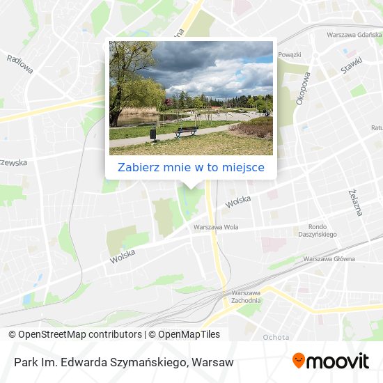 Mapa Park Im. Edwarda Szymańskiego