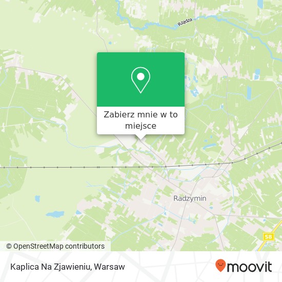 Mapa Kaplica Na Zjawieniu