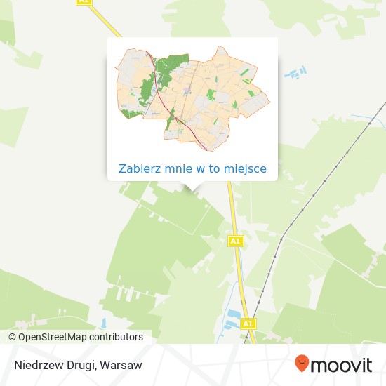 Mapa Niedrzew Drugi