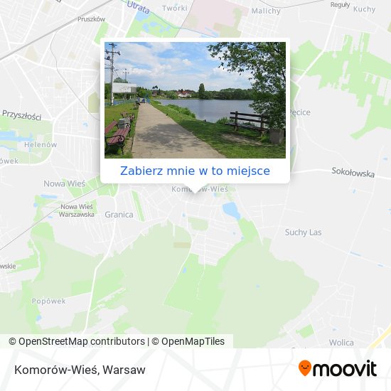 Mapa Komorów-Wieś