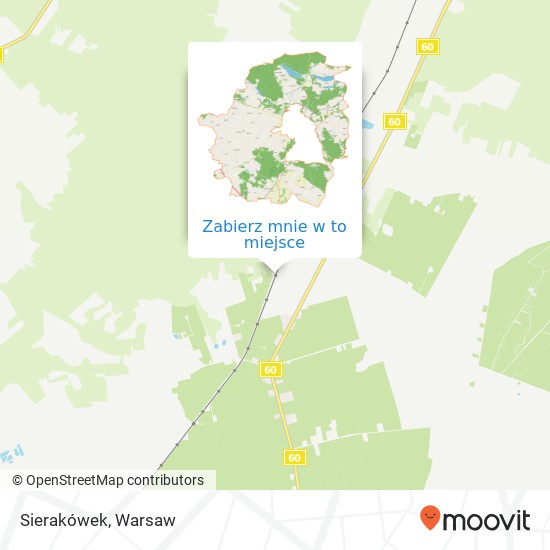 Mapa Sierakówek