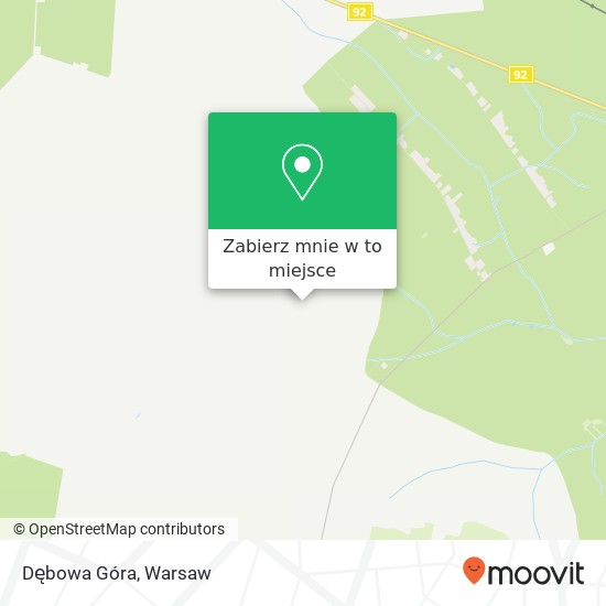 Mapa Dębowa Góra