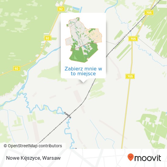 Mapa Nowe Kęszyce