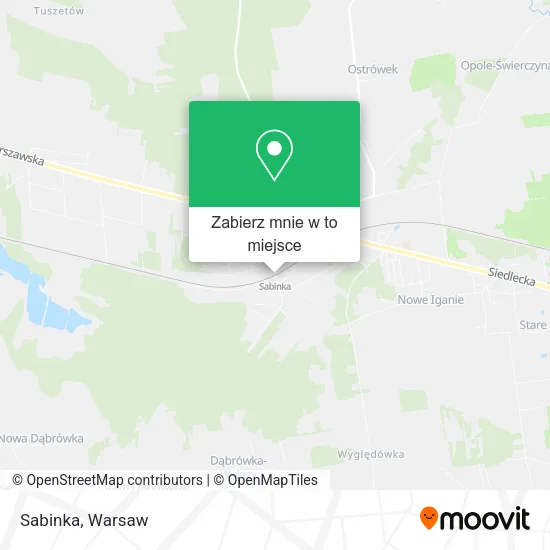Mapa Sabinka