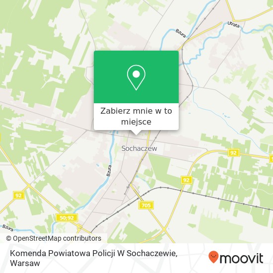 Mapa Komenda Powiatowa Policji W Sochaczewie