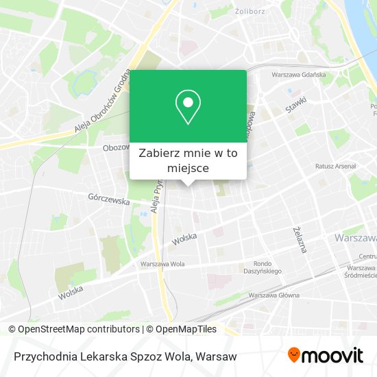 Mapa Przychodnia Lekarska Spzoz Wola