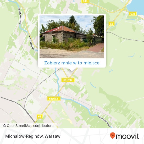 Mapa Michałów-Reginów