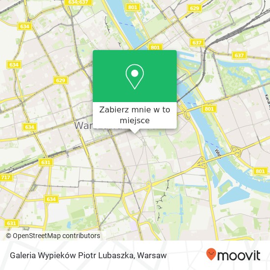 Mapa Galeria Wypieków Piotr Lubaszka