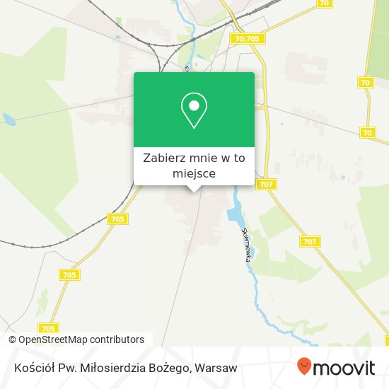 Mapa Kościół Pw. Miłosierdzia Bożego