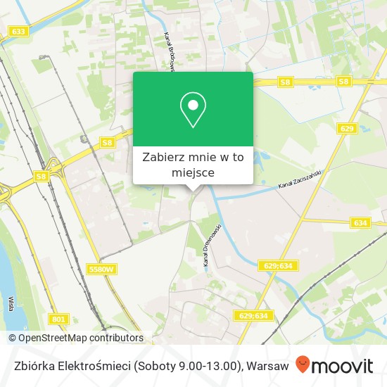 Mapa Zbiórka Elektrośmieci (Soboty 9.00-13.00)