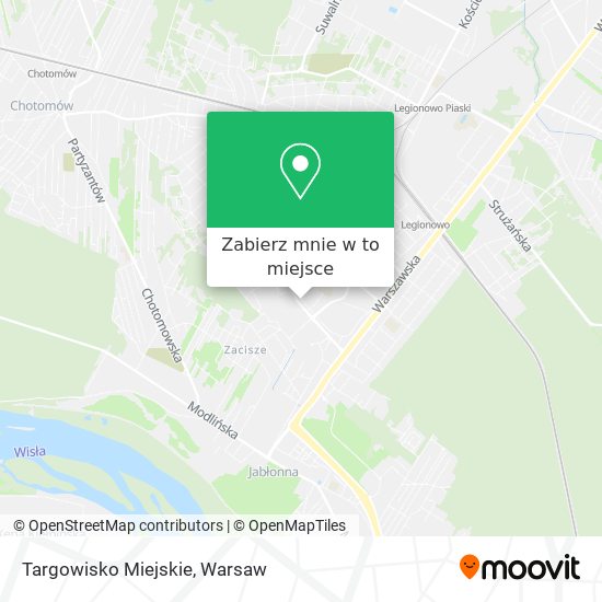 Mapa Targowisko Miejskie