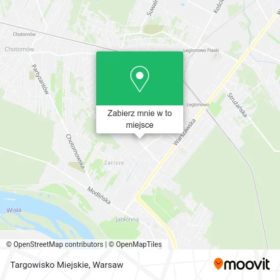 Mapa Targowisko Miejskie