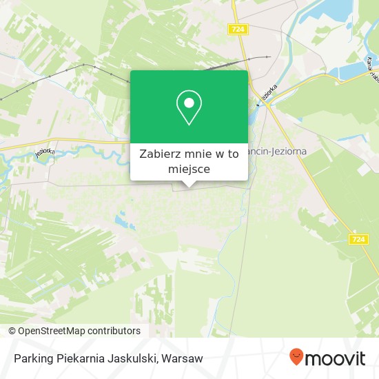 Mapa Parking Piekarnia Jaskulski