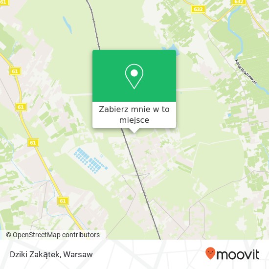 Mapa Dziki Zakątek