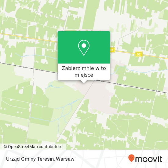 Mapa Urząd Gminy Teresin