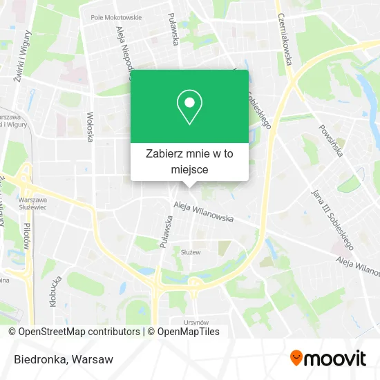 Mapa Biedronka
