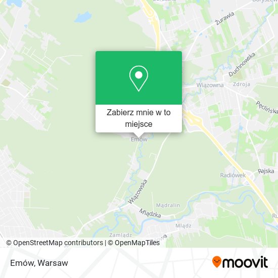 Mapa Emów