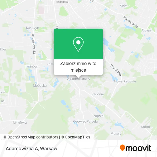 Mapa Adamowizna A