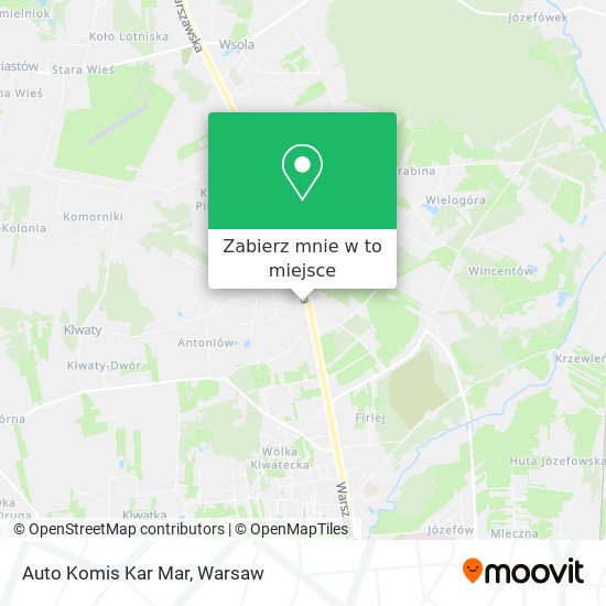 Mapa Auto Komis Kar Mar