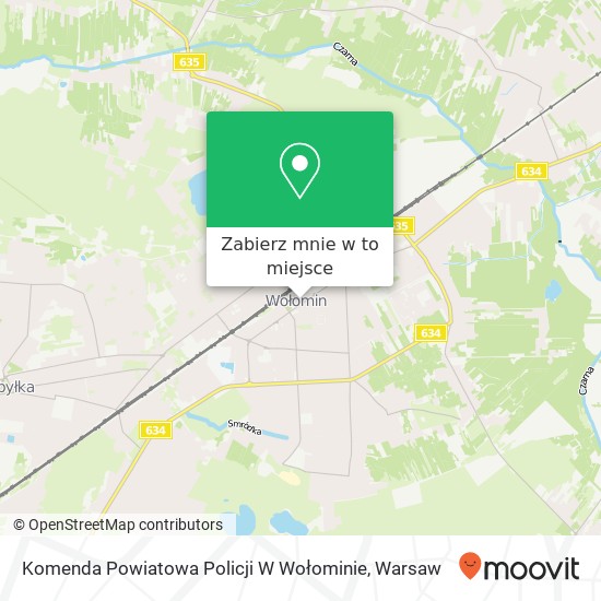 Mapa Komenda Powiatowa Policji W Wołominie