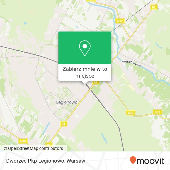 Mapa Dworzec Pkp Legionowo