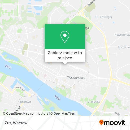 Mapa Zus