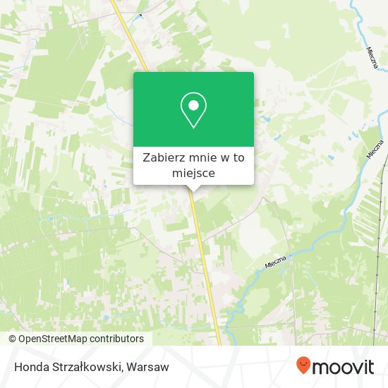 Mapa Honda Strzałkowski