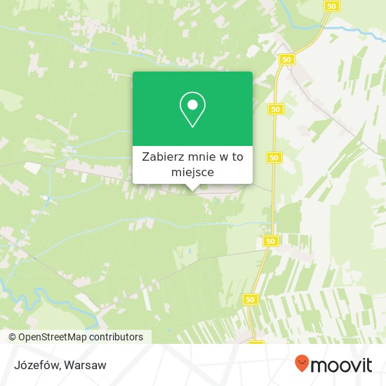 Mapa Józefów