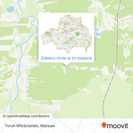 Mapa Toruń Włościański