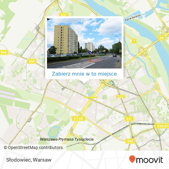 Mapa Słodowiec