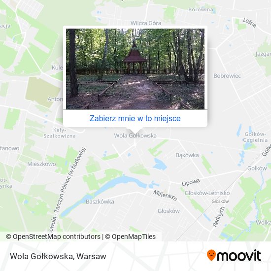 Mapa Wola Gołkowska