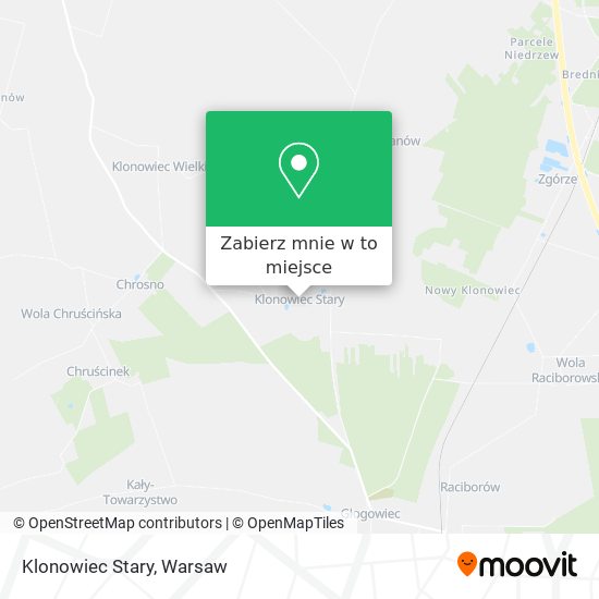 Mapa Klonowiec Stary