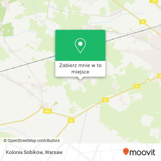 Mapa Kolonia Sobików