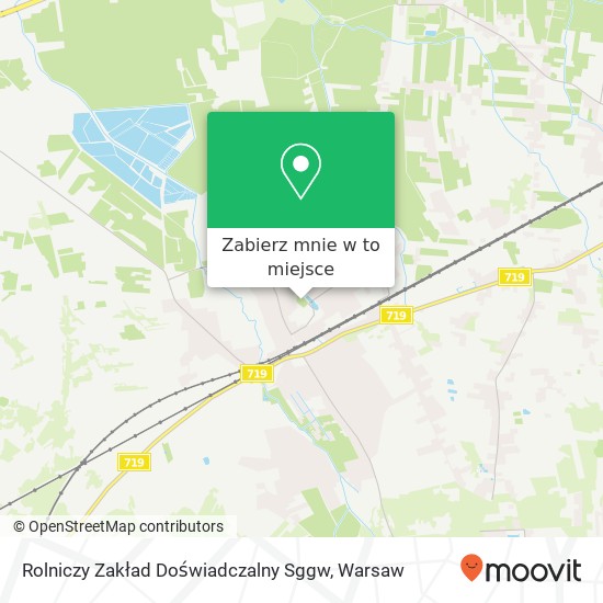 Mapa Rolniczy Zakład Doświadczalny Sggw