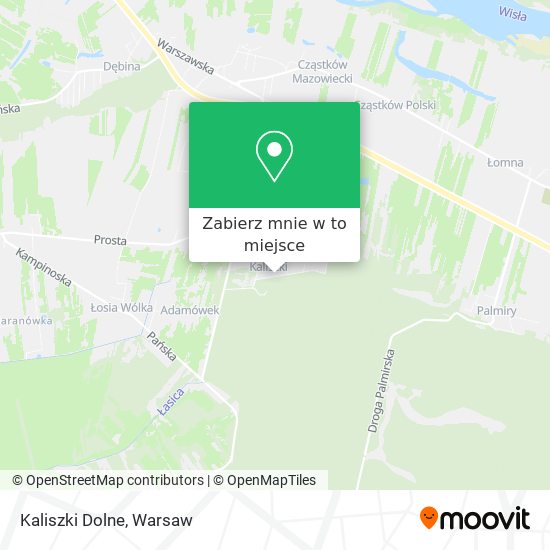 Mapa Kaliszki Dolne