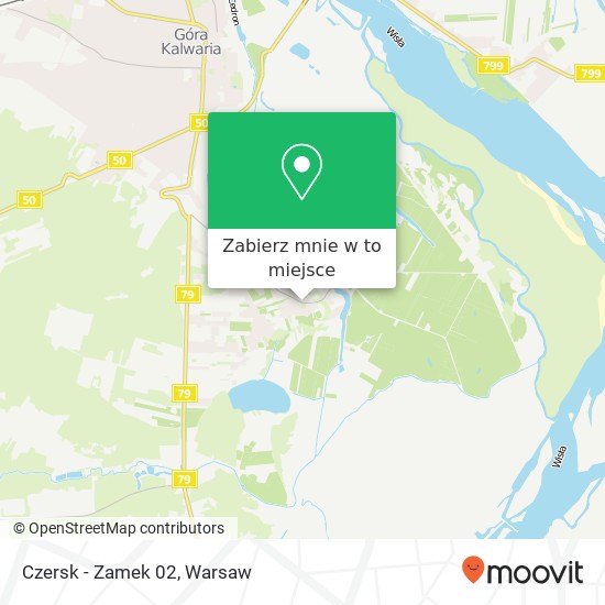 Mapa Czersk - Zamek 02