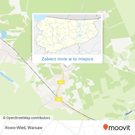 Mapa Iłowo-Wieś