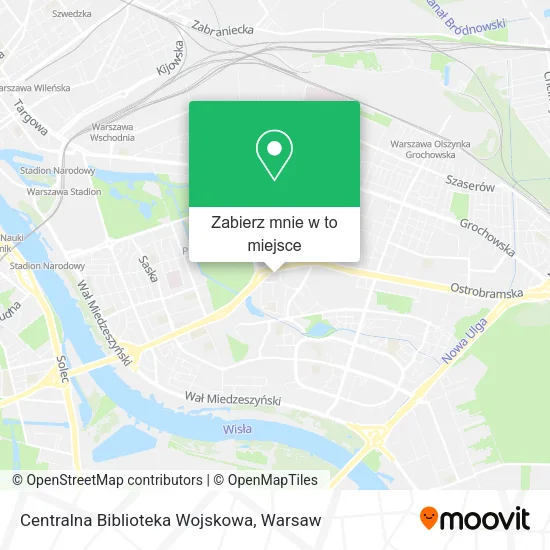 Mapa Centralna Biblioteka Wojskowa