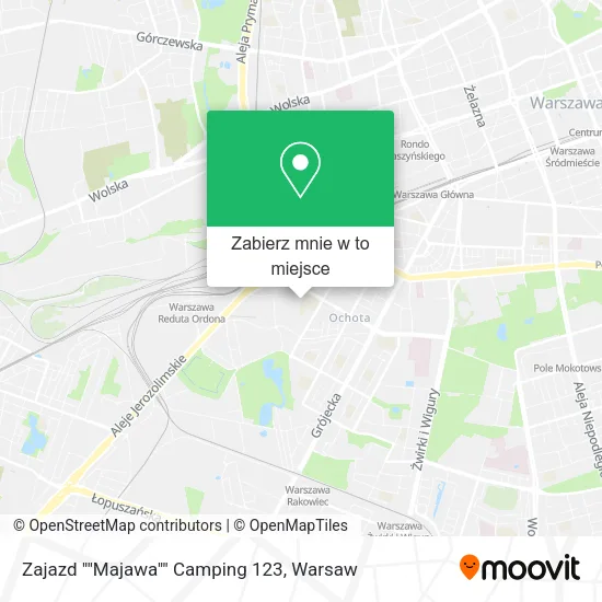Mapa Zajazd ""Majawa"" Camping 123