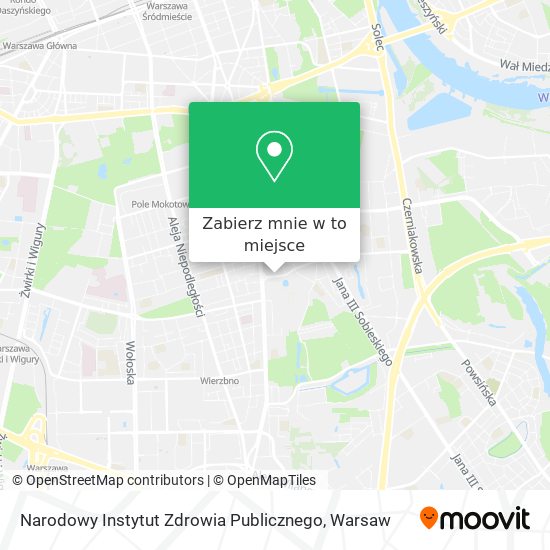 Mapa Narodowy Instytut Zdrowia Publicznego