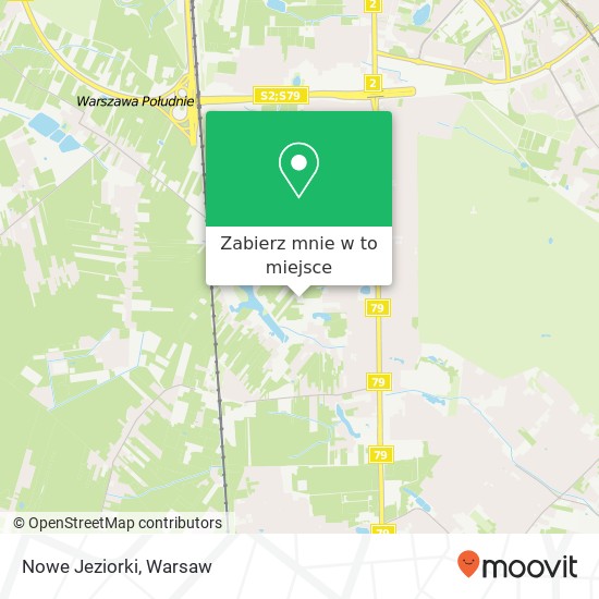 Mapa Nowe Jeziorki