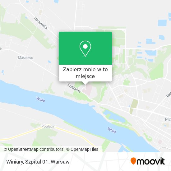 Mapa Winiary, Szpital 01